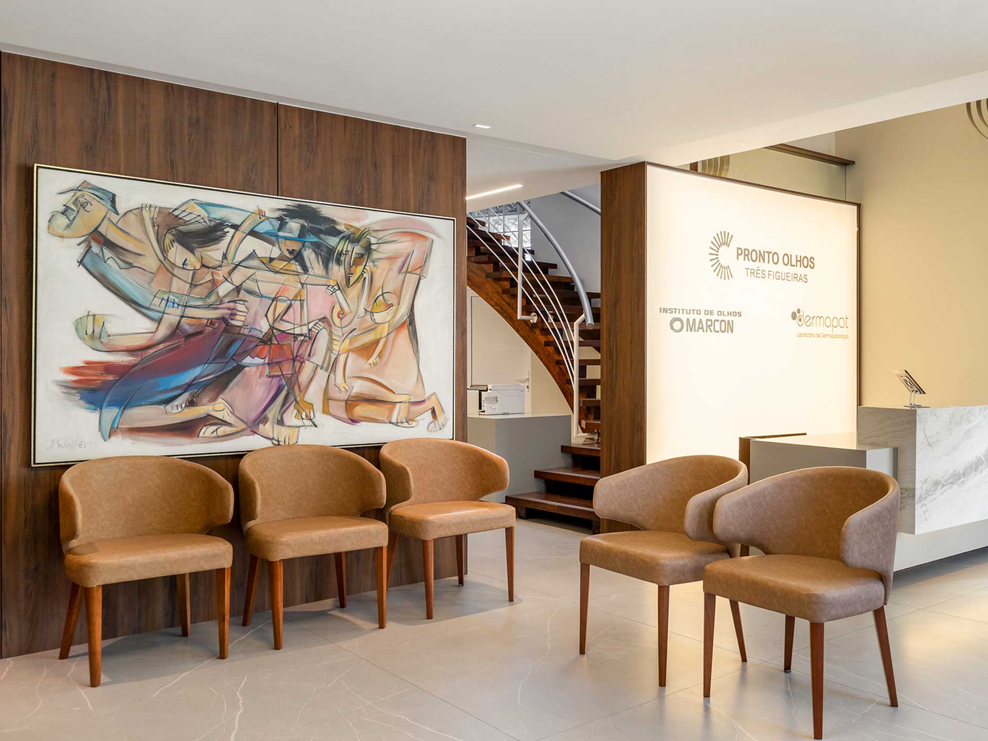 Projetos de arquitetura para clínicas e Consultórios - Escritório de arquitetura de alto padrão no Rio Grande do Sul - Erika Listo Arquitetura e Design